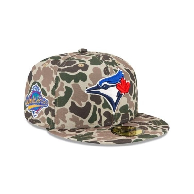 Sapca New Era Toronto Blue Jays MLB Duck Camo 59FIFTY Fitted - Verzi